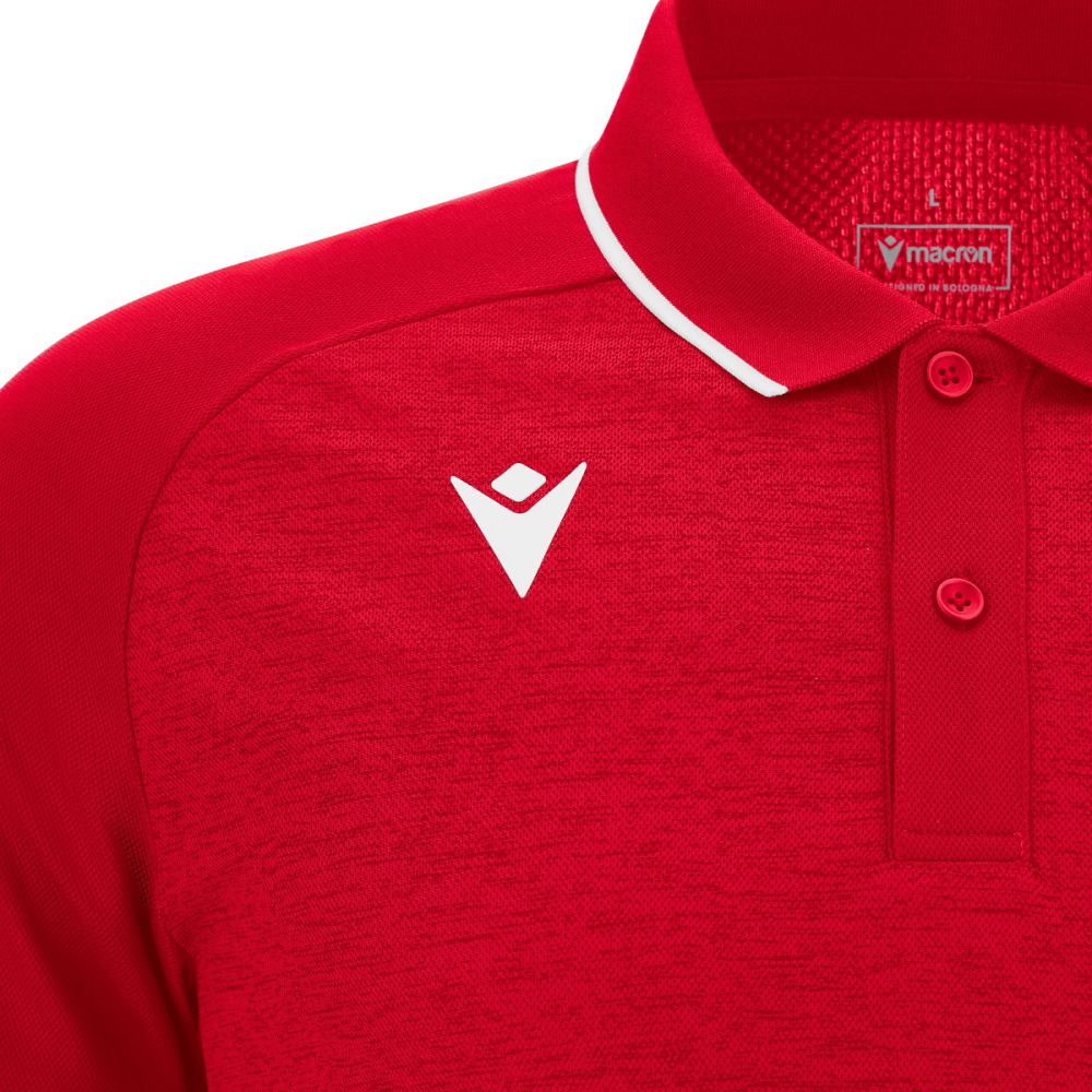 Polo poliéster micromesh Aulos RED mapfre - Imagen 2