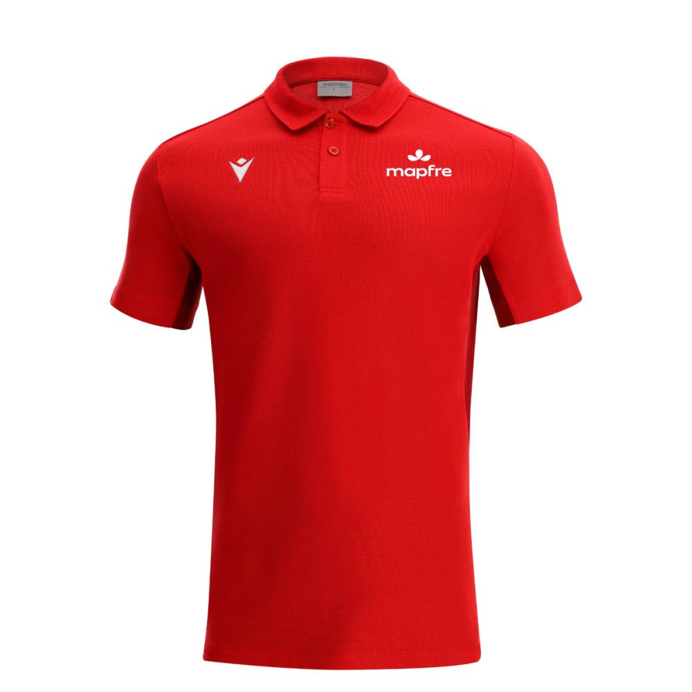 Polo algodón + poliéster Clarinet RED mapfre